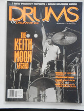DRUMS & DRUMMING  MAGAZINE THE WHO -KEITH MOON-1989                     unad