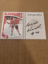 2004-05 ITG NHL Franchises Chicago Blackhawks Cliff Koroll Autograph