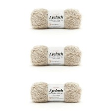 Premier Eyelash Yarn 3 Pack  Sand  