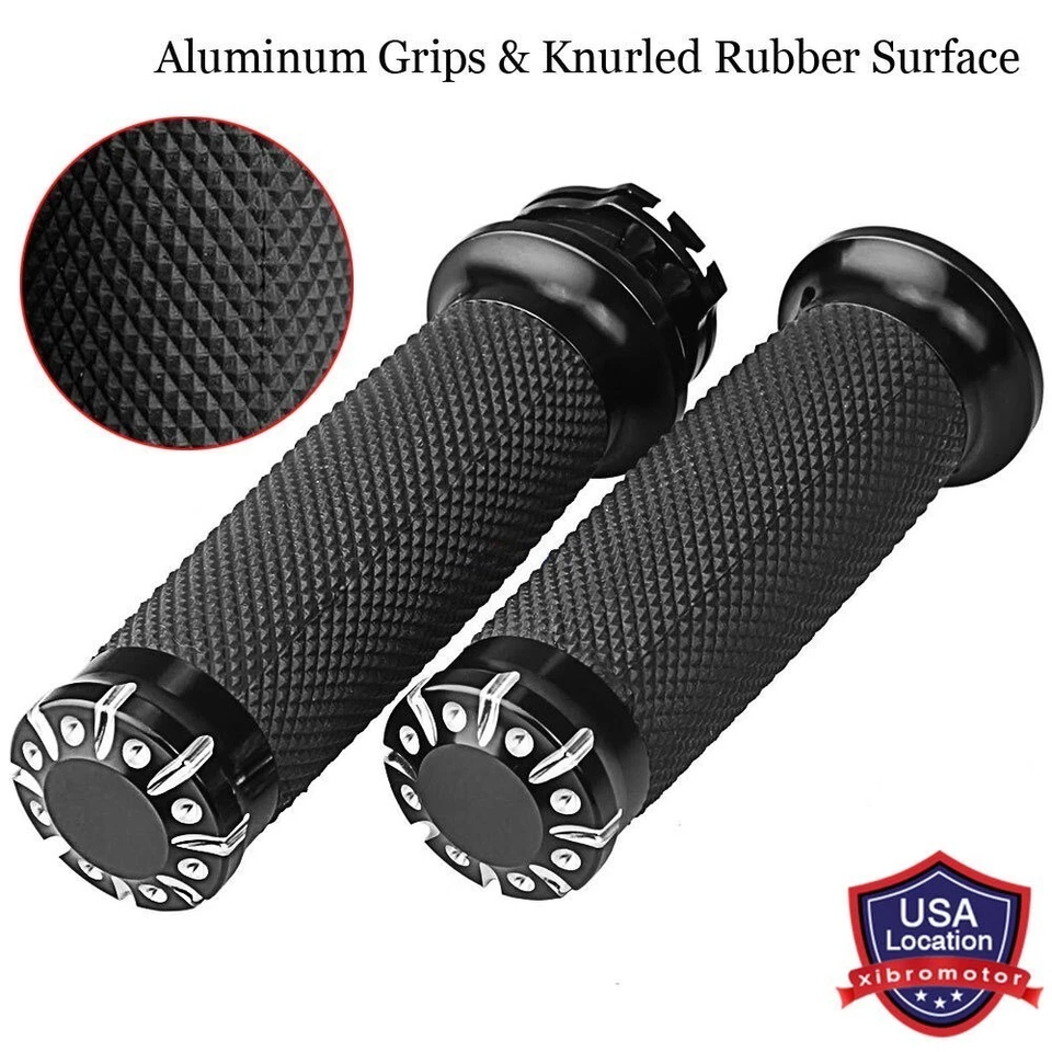Motorcycle 1" Handlebar Hand Grips For Honda VTX1300C VTX1300R VTX1300S VTX1800 - Изображение 4 из 4