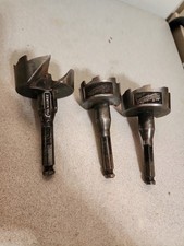 Lot of 3 Milwaukee Self Feed Hole Saw Drill B...