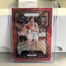 PJ Hall 2024 Panini Draft Picks Red Wave Rookie RC #55 