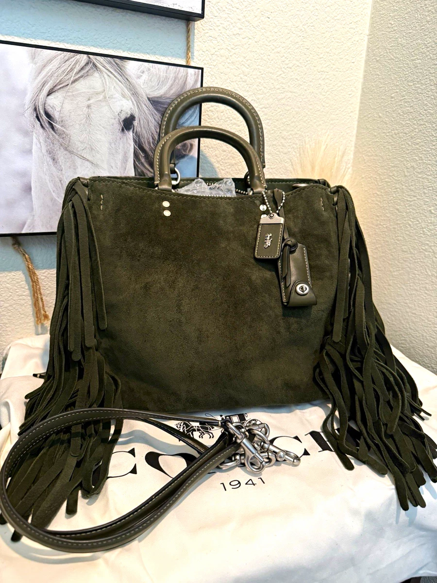 Coach Fringe Solid Bags & Handbags for Women for sale | eBay