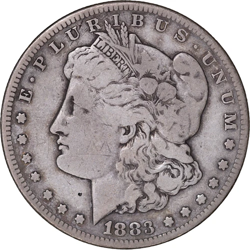 1883-CC Morgan Silver Dollar - Carson City ~ VG