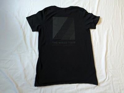 Rare BTS The Wings Tour 2017 Live Trilogy Episode III T-Shirt Black Mens Medium
