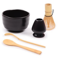 Matcha Bowl Set (Includes Bowl, Rest, Tea Whisk, Chasaku & Tea Spoon) 1 Set B...