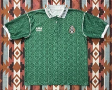 Vintage Authentic ABA Sport Mexico National Team 1995-96 Prototype Jersey Size L