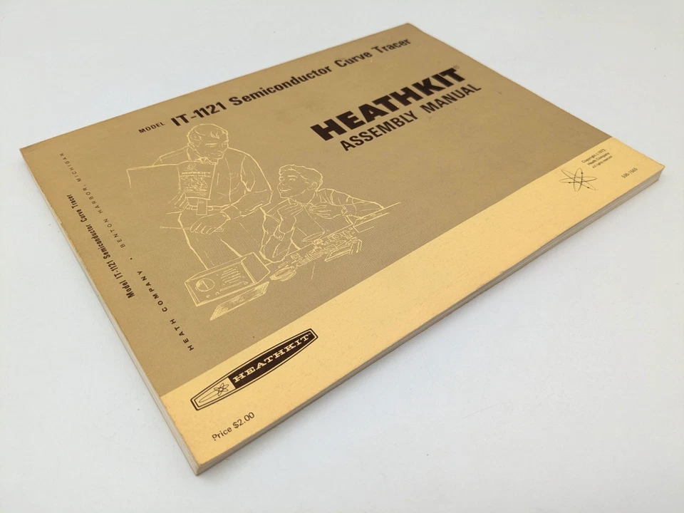 Original Heathkit Curve Tracer IT-1121 Assembly Manual - Image 2 of 4