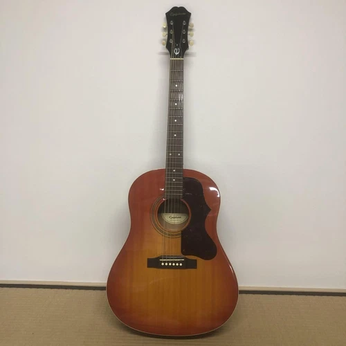 Epiphone EJ-45FC 1963 Vintage Style Sunburst Acoustic Guitar Loud Sound