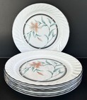 Corelle Tiger Lily Dinner Plates 10 1/4" Set Of 8