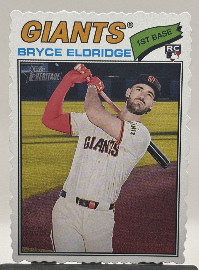 2026 Topps Heritage Deckle Edge #310 Bryce Eldridge (RC)