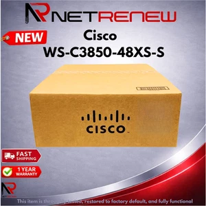 NEW Cisco Catalyst WS-C3850-48XS-S 3850 48 Port 10G Commutateur de fibre