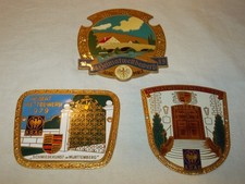 Grille Badge Lot HEIMAT WETTBEWERB 1979 1980 1989 PORSCHE ADAC Wurttemberg RARE