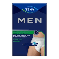 TENA Protective Disposable Underwear Male Men Small Medium - 64 Ct