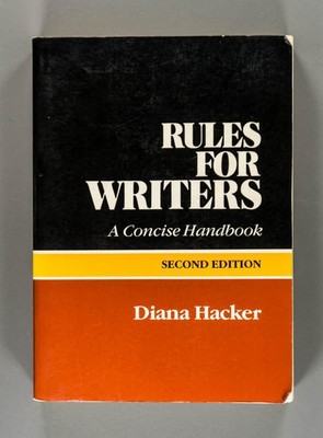 Rules for Writers: A Concise Handbook