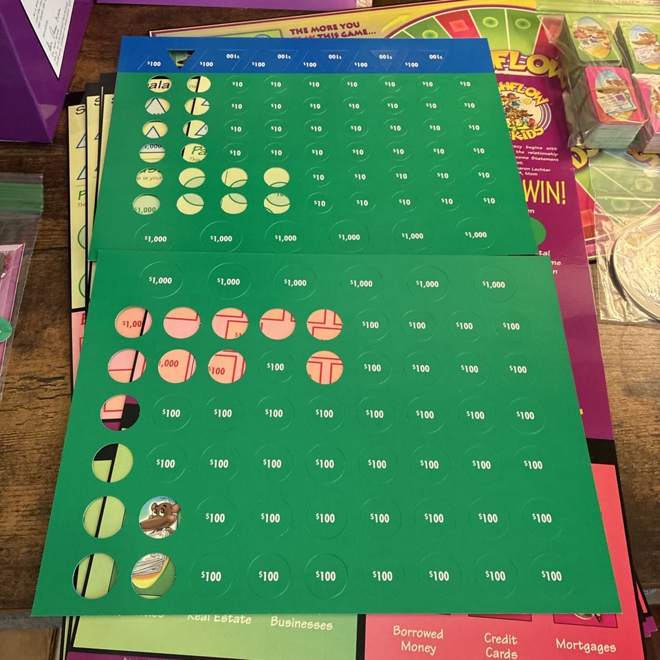 Cashflow For Kids Board Game NEW Open Box 1999 Rich Dad Robert Kiyosaki - Image 4 of 4