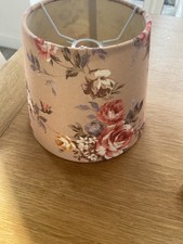 Small Floral Flowers Lampshade, Light Shade, Shade, Beige Pink Country