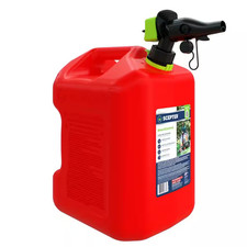 5 Gal. Smart Control Gas Can with Rear Handle, Red Fuel Container NEW