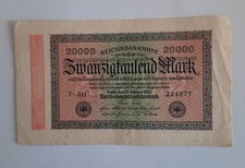Zwanzigtausend Mark Reichsbanknote 20. Februar 1923 - alte Banknote - 224377