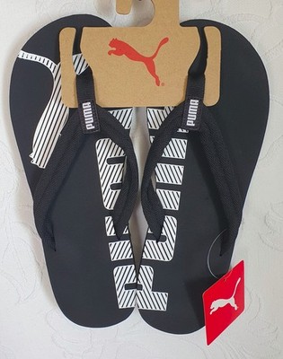 Puma Epic Flip V2 Black White Zehentrenner Badelatschen Strand Flip Flop Gr. 42