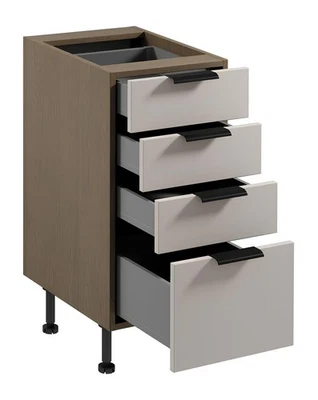 Küchenschrank Küchenunterschrank Schrank 4 Schubladen Küche Küchenmöbel - Bild 1 von 2