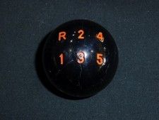 Used Ferrari 328 Oem Black Manual Shift Knob 5-speed Genuine Vintage Part