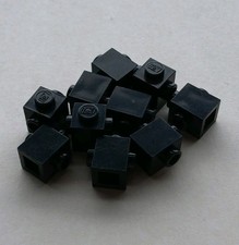 LEGO 47905 Brick, Modified 1 x 1 with Studs on 2 Sides, Opposite x10 In Black