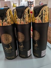 Lattafa Asad Perfumed body Spray 250ml 6.67 fl oz authentic 3 pack bundle