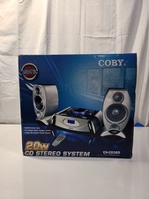 New COBY CD STEREO SYSTEM CX-CD385 2005 Vintage Nos
