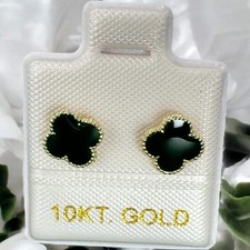 BROQUEL TREBOL EN ORO MEX. 10 K