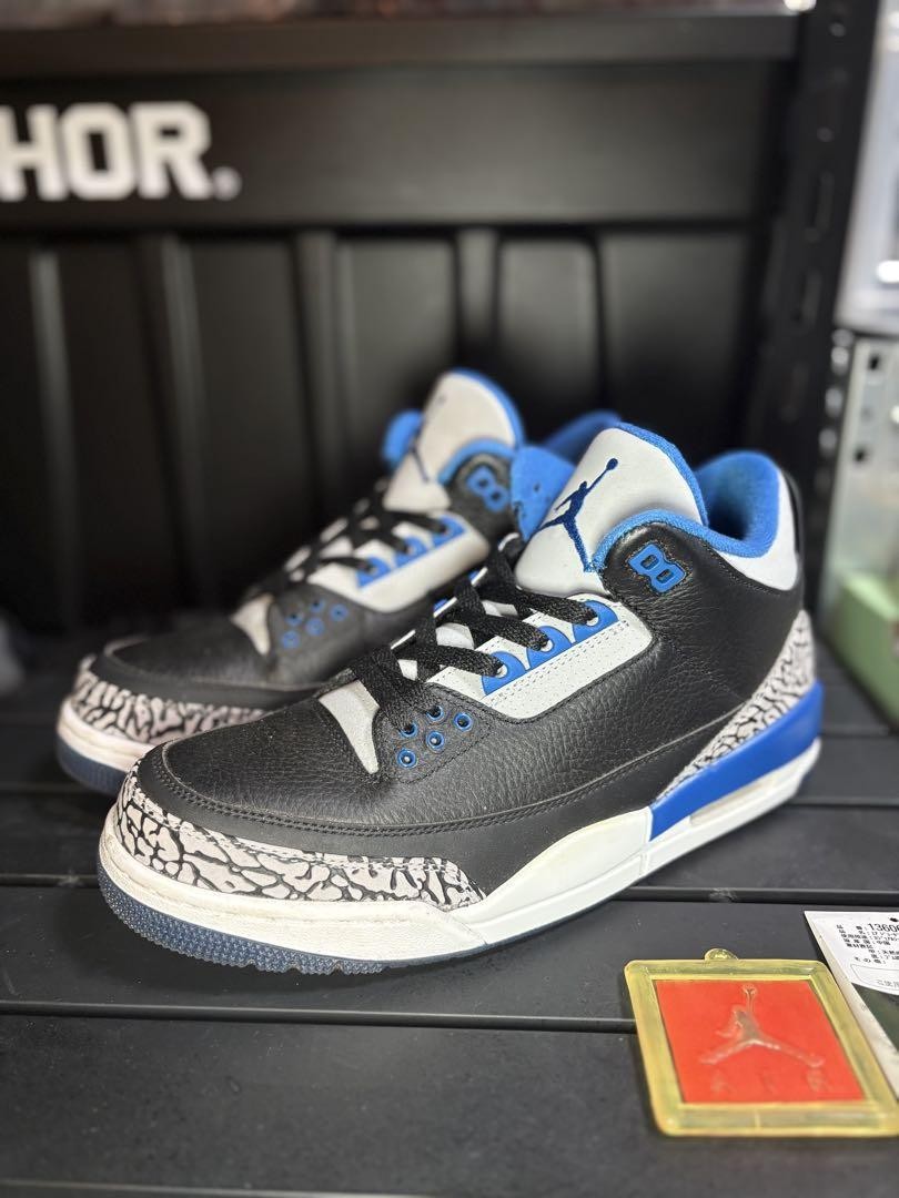 緊急値下げ‼︎ジョーダン3 スポーツブルー Size 9.5 - Air Jordan 3 Retro Sport Blue for sale online | eBay