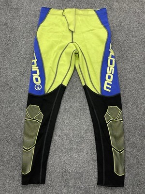 Moschino Spa Trouser Stretch Pants Womens US 32x27 Blue Green Swim Suit Leggings