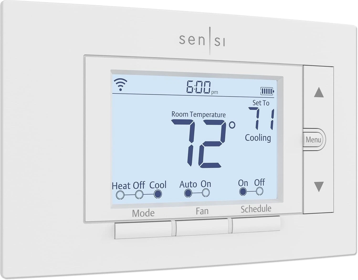 Emerson Sensi Smart Thermostat Alexa, Energy Star Certified, Mobile App, ST55