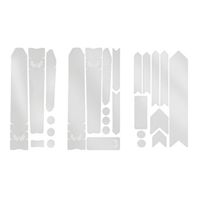 Durability 3D Bike Frame Guard Sticker Thick Transparents Film For Mountain