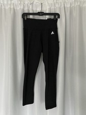 Adidas black 7/8 length Active Workout Pant Size Medium New With Tags