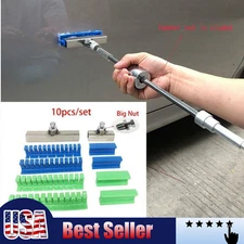 Paintless Glue Puller Tabs Auto Car Paintless Dent Repair Removal Tool Kit 10Pcs