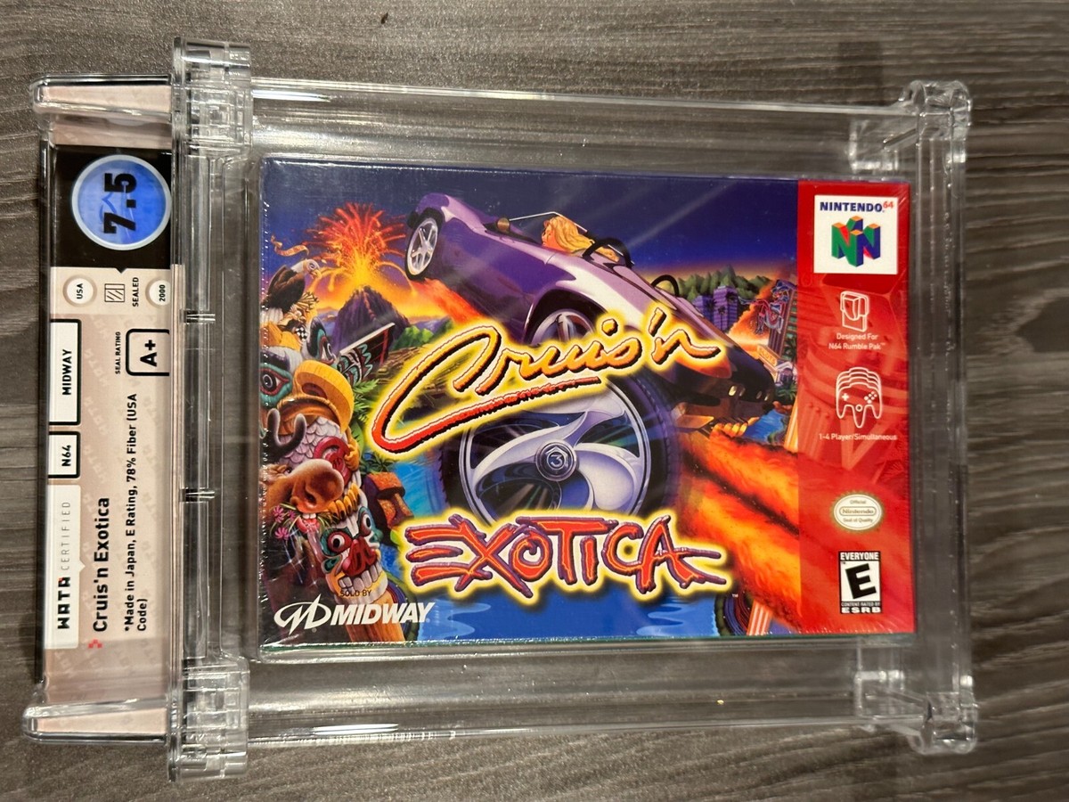 Cruis'n Exotica Cruisin Nintendo 64 N64 New Sealed GRADED