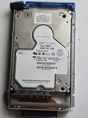 IBM 9.1GB Hard Drive Model DMVC COMP IEC-950 Internal HDD