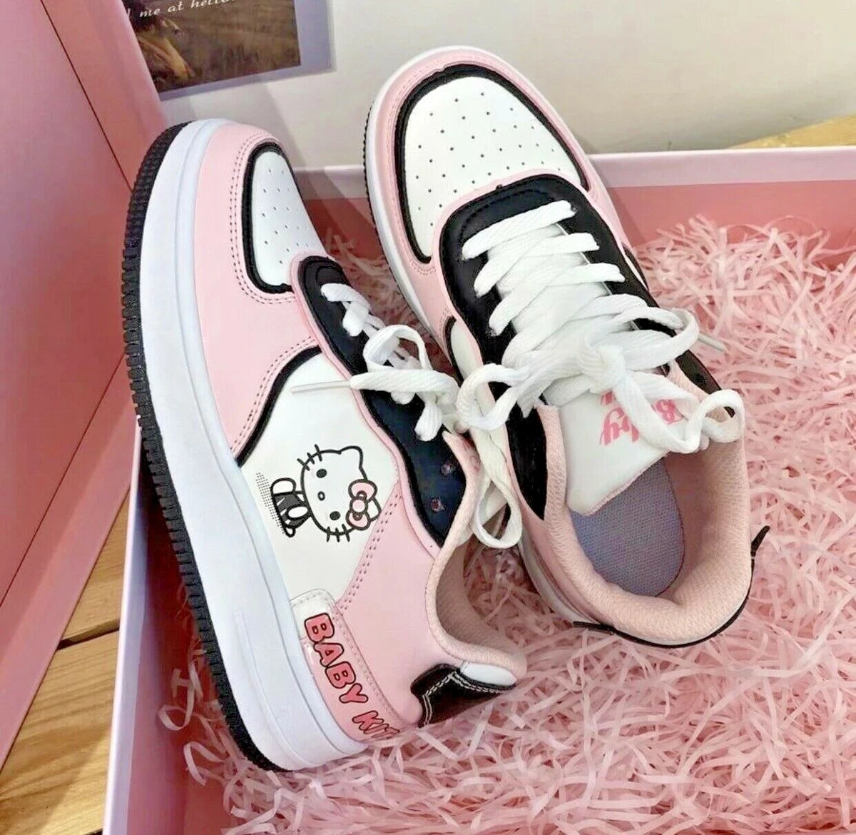 Hello Kitty Shoes Pink Sneakers Sanrio