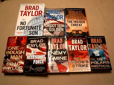 BRAD TAYLOR 8 Pike Logan books No Fortunate Son is hardcover 5 PBs +2 trades
