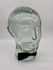 Vintage Clear Glass Mannequin Head