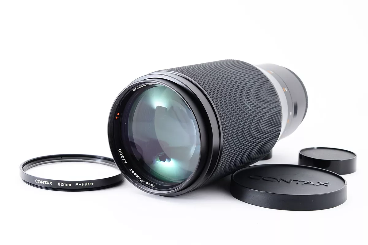 Mint Contax Carl Zeiss Tele-Tessar 300mm f/4 AEG Manual Focus Lens