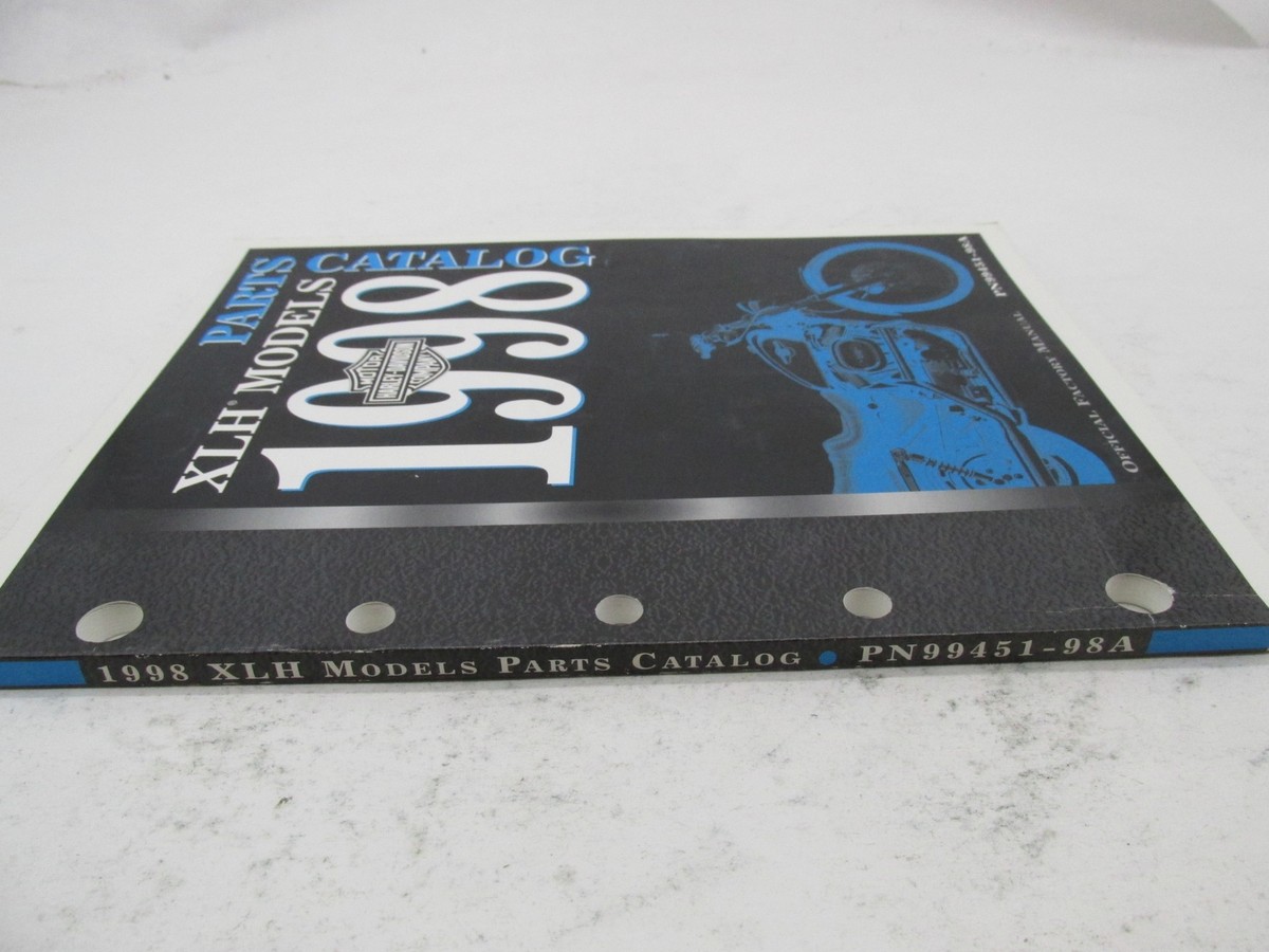 Harley-Davidson Official Factory 1998 XLH Sportster Parts Catalog