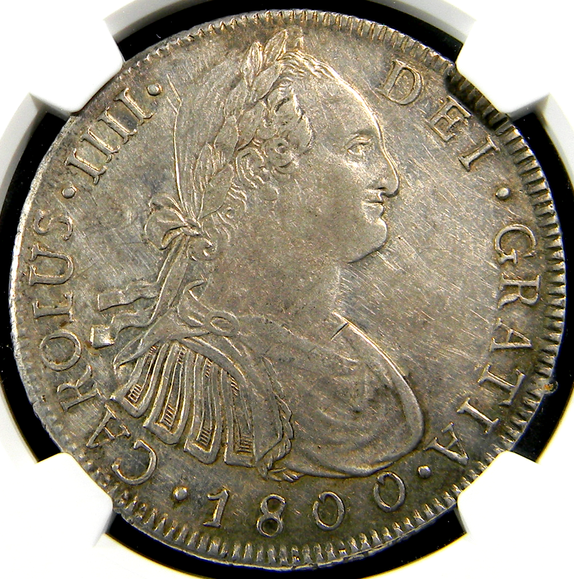 Guatemala Charles IV 8 Reales 1800 NG-M NGC AU Details (05-14) | eBay