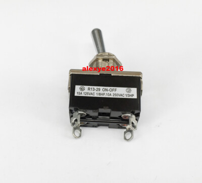 SCI R13-29 ON-OFF Toggle Switch 4 Pins 2 positions 15A 125VAC 10A