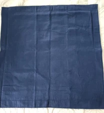 Hotel Collection by Charter Club Euro Pillow Sham 100% Cotton Navy 30X30 NEW