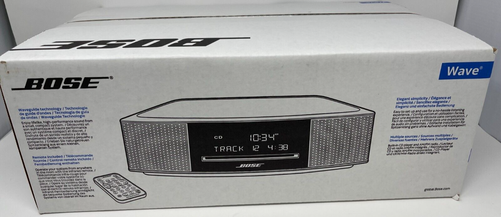 Bose Wave Music System IV Shelf Stereo System - Platinum Silver