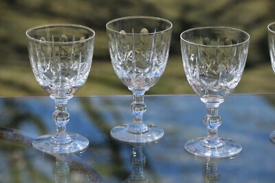 goblet wine glass Vintage Green Glass Goblets – Antique Hand-Blown Glassware main image 1