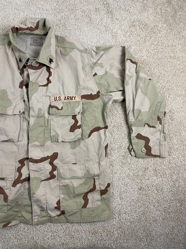 American Apparel Military Jacket Mens XL Button Up Desert Camouflage Multicolor - Picture 4 of 11