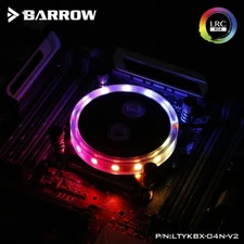 Barrow INTEL X99 / X299 Aurora Rays Edition CPU Block - Black W/ RGB Controller